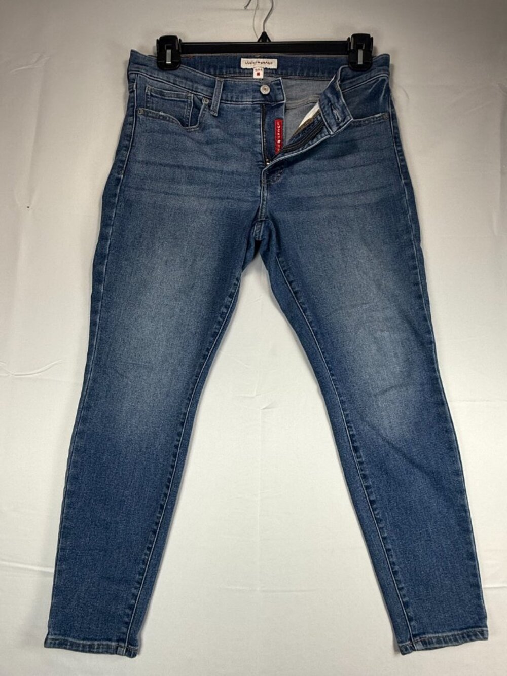 Lucky Brand Ava Mid Rise Skinny 12/31 A Jeans Medium Wash Ankle